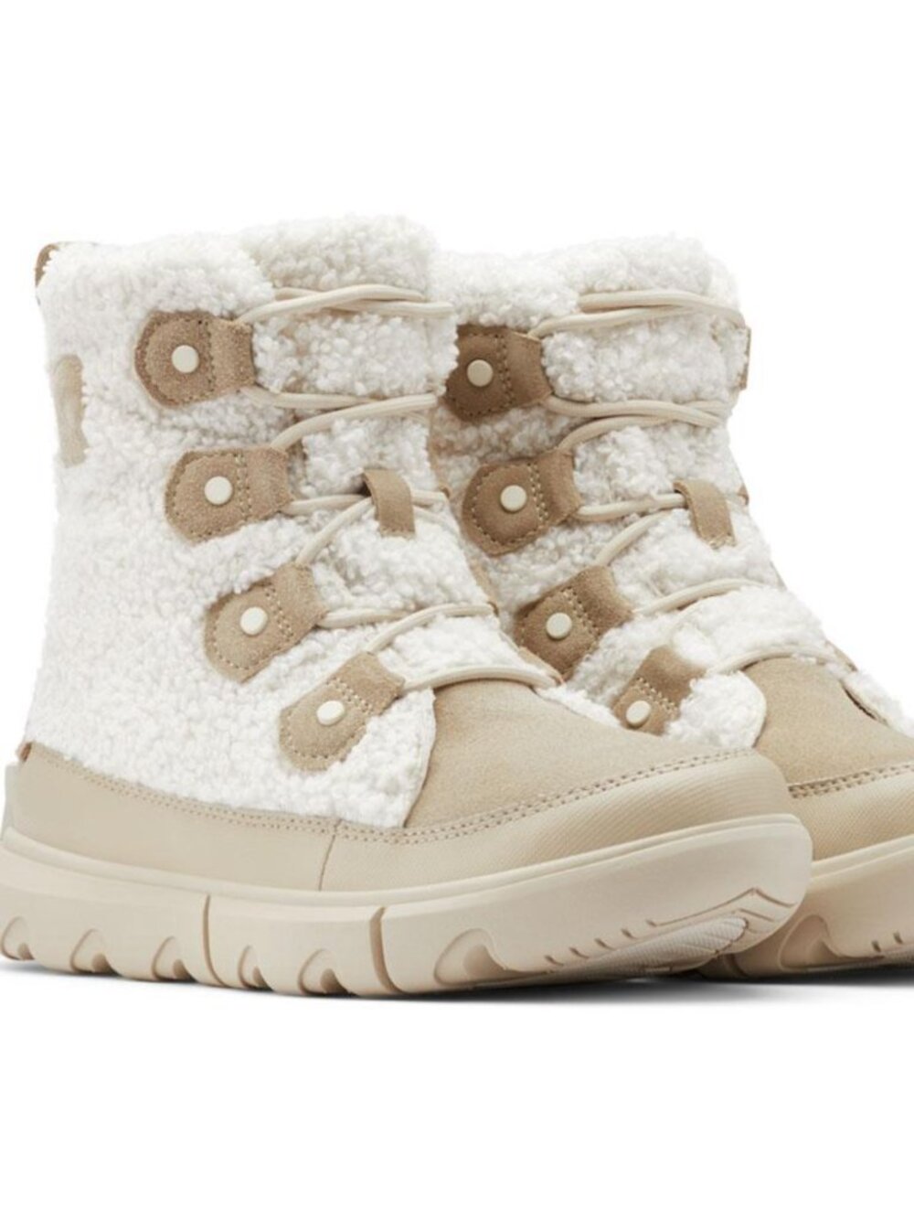 Sorel Women's Explorer II Joan Cozy - Ancient Fossil, Sea Salt | Size 10